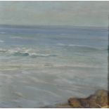 Early 20th Century English School. Seascape, Oil on Board, Initialled H.S.T., 12" x 12".