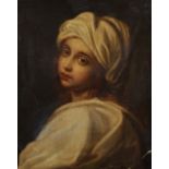 After Guido Reni. Portrait of Beatrice Cenci, Oil on Canvas, 9"x 7".
