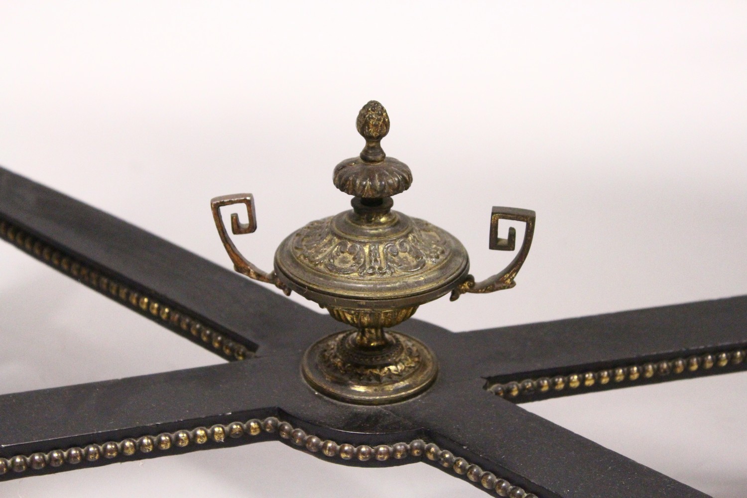 A PAIR OF 19TH CENTURY FRENCH WALNUT, EBONISED AND ORMOLU RECTANGULAR JARDINIERES, with removable - Image 8 of 9