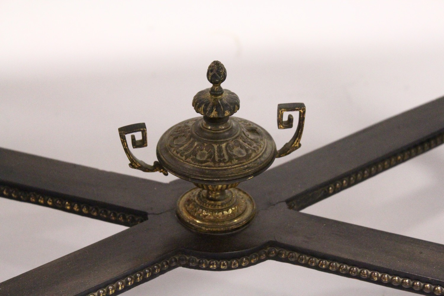 A PAIR OF 19TH CENTURY FRENCH WALNUT, EBONISED AND ORMOLU RECTANGULAR JARDINIERES, with removable - Image 6 of 9