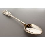 A RUSSIAN SILVER NIELLO TABLESPOON 1895.