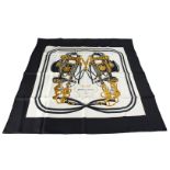 A HERMES SILK SCARF, "Brides De Gala", boxed.