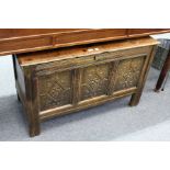 19th century oak coffer