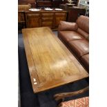 Andrew Martin of London a large Chinese elm coffee table