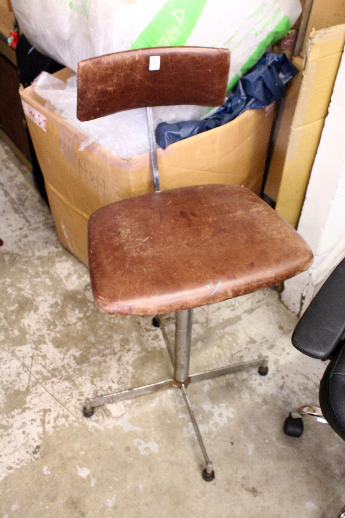 An old swivel chair