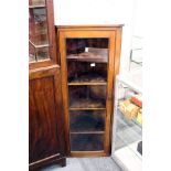 Mahogany standing corner cabinet