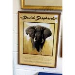 DAVID SHEPHERD "THE GREATEST THRILL OF MY LIFE etc.". Poster. Overall Size: 22.5ins x 16ins.