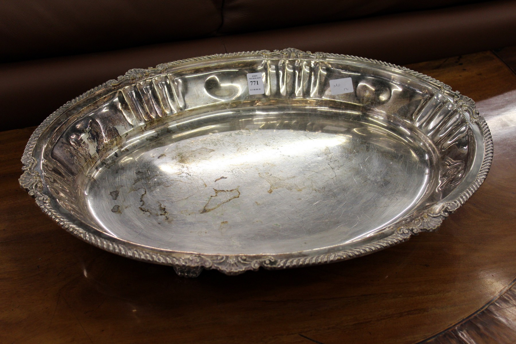 A good large plated oval dish