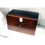 A burwood tea caddy