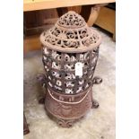 A cast iron brazier style conservatory heater