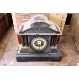 An old slate mantel clock