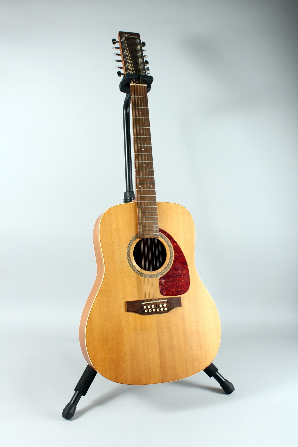 NORMAN B20 - a 12-string acoustic dreadnought guitar handmade in Quebec, Canada. Cherry back and