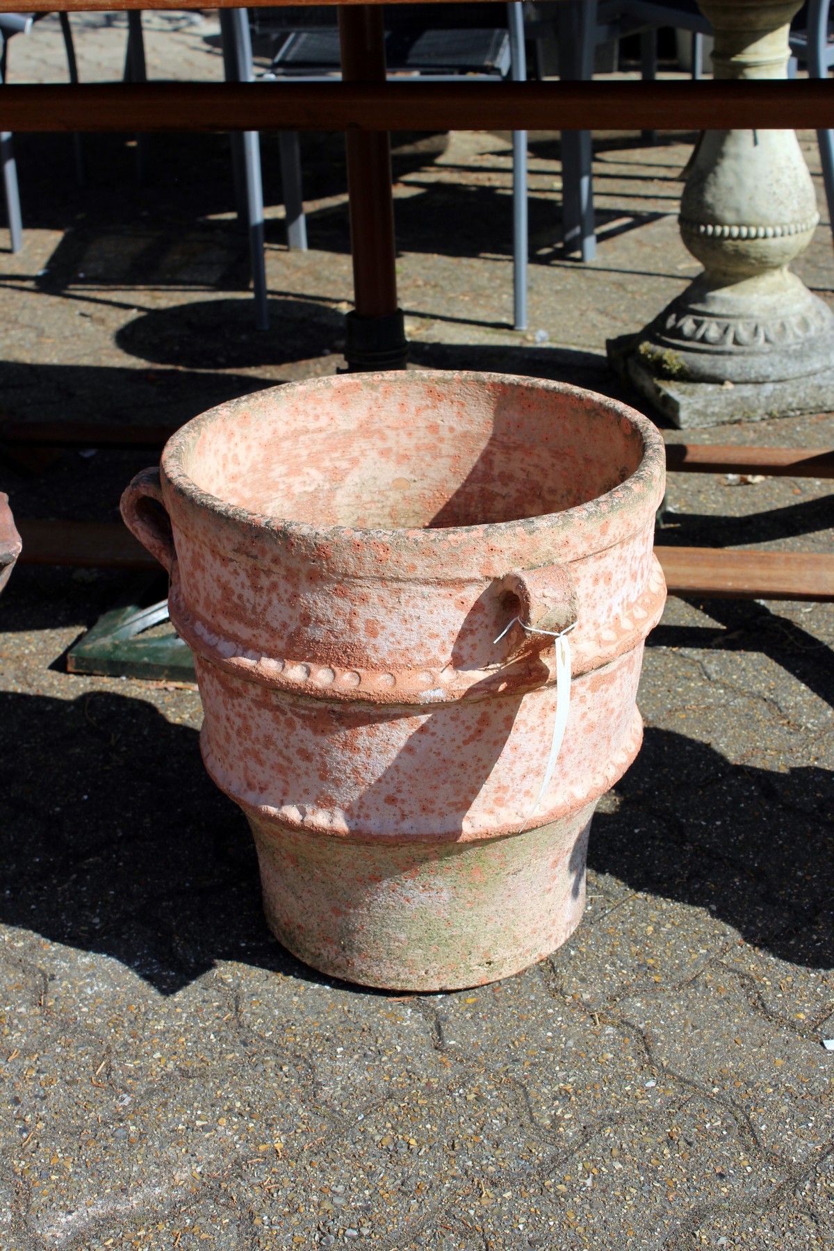 A terracotta pot