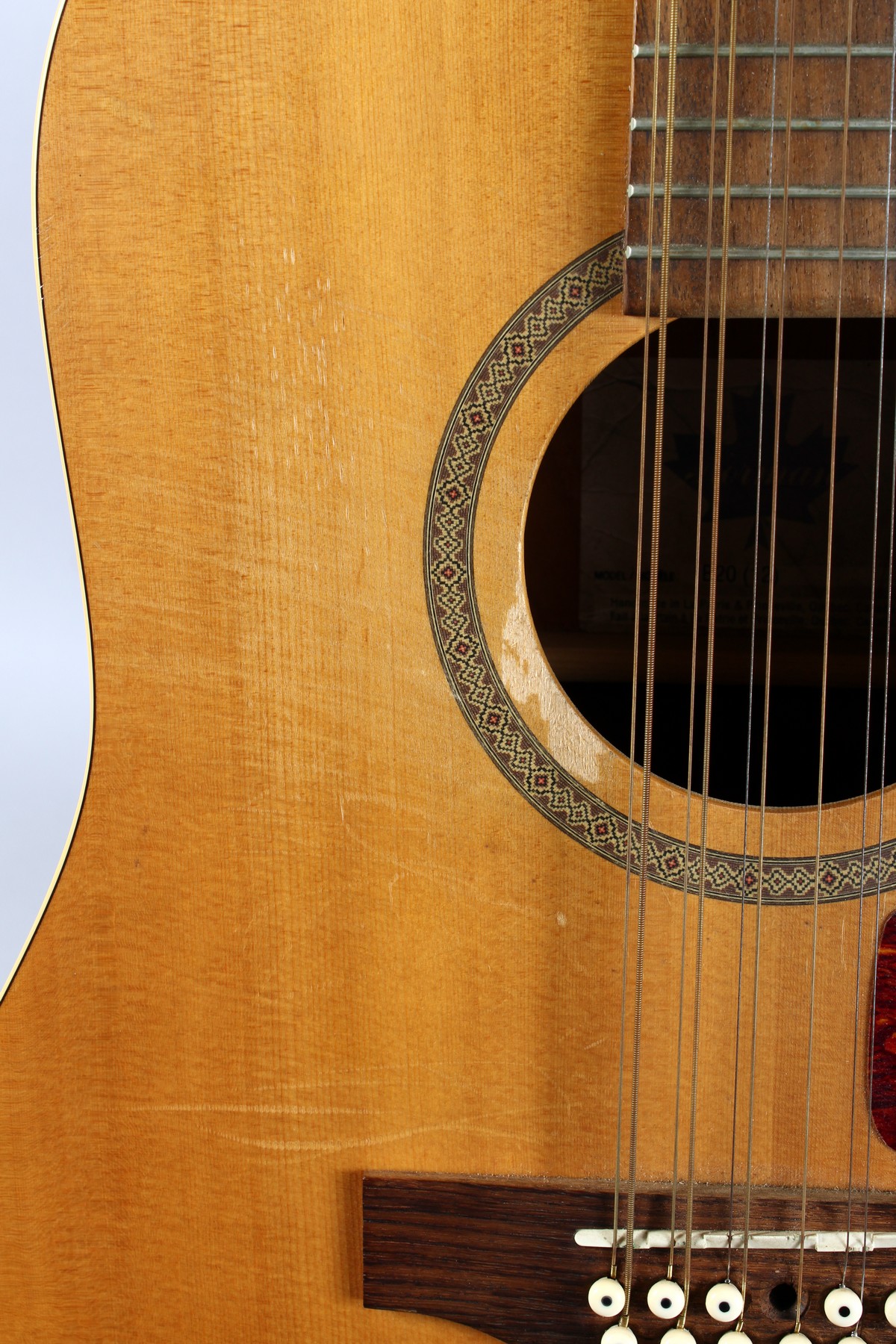 NORMAN B20 - a 12-string acoustic dreadnought guitar handmade in Quebec, Canada. Cherry back and - Image 7 of 27