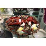 A Palissy style lobster dish