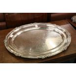 A good large oval plated dish