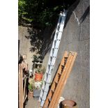 Aluminium two section ladder