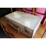 A vellum suitcase