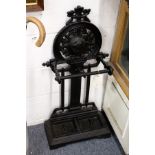 Victorian style cast iron stick stand