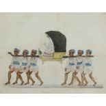 19TH Century Anglo-Indian School. 'Dancing Girls', Musicians with Figures Dancing, and a Companion