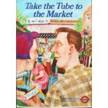 London Underground Posters. Two Laminated Posters; 'The Lord Mayors Show', 39" x 24" and 'Take the