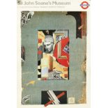London Underground Poster 'Sir John Soane's Museum', 30" x 20", Unframed, (1).