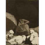 After Francisco Goya (1746-1828). 'Las Rinde el Sueno' and 'Que Viene el Coco', a Pair of Prints,