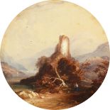 John Edmund Buckley (1824-1876) British. A Mountain River Landscape, Watercolour, Signed, 10"