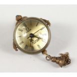 A MINIATURE BALL SHAPED PENDANT WATCH.