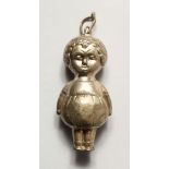 A SILVER PENDANT AS A DOLL.