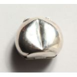 A SILVER PILL BOX.