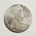 A SILVER M. THERESIAD 1780 CROWN.