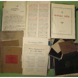 [MISSIONARIES, etc.] q. of ephemera, ms. material, late 19th & (mostly 20th) c., some China and