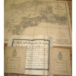 [MAPS] ROCHFORT SCOTT (Capt. C.) Map of a portion of the South of Spain folding litho map, boards,