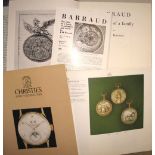 [HOROLOGY] BARRAUD (E. M.) Barraud, the Story of a [Huguenot] family, 4to, illus., clo., d.w., L.,