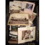 PHOTOGRAPHY. Box of miscellaneous photographs incl. India, 19th & 20th century.