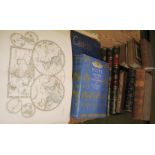 misc. books, incl. 'Atlas General', with h-col'd engr. maps, Gotha, 1871 (Q).