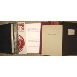 PRIVATE PRESS, etc. incl. The St. Bride Notebook, with wood engravings by Eric Ravilious, Incline