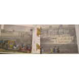 [PRIVATE PRESS] In Search of the Lost Chateaux, large folio clamshell cased collection of printed