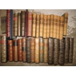 [BINDINGS] misc. leatherbound by Hayday & others; incl. novels of Jane AUSTEN, 10 vols. illus. by