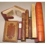 [BINDINGS, etc.] FUNCK-BRENTANO (Fr.) Le Moyen Age, 8vo full red crushed morocco by Zaehnsdorf,