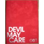 FAULKS (Sebastian) Devil May Care, SIGNED Limited Edition, No. 469 of 500 copies, red velvet