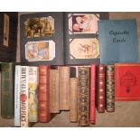 Misc. lit., incl. leatherbound and an album of p.c.'s (Q).