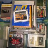 MOTORING, a large collection, incl. racing, repairs, etc. (12 boxes).