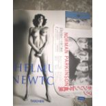 [PHOTOGRAPHY] promotional prospectus for the HELMUT NEWTON "Sumo" table-book issued by Tasschen,