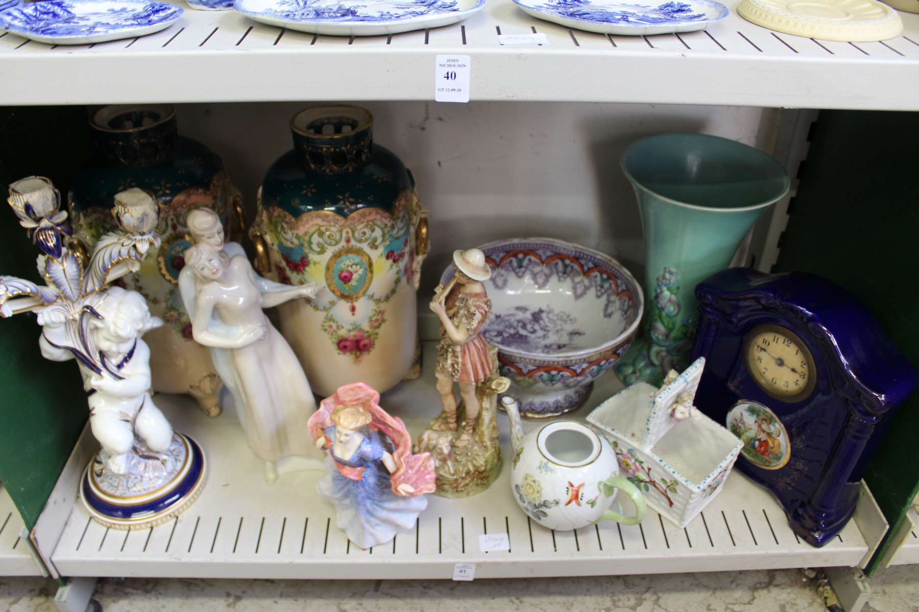 A quantity of decorative ornaments and other china.