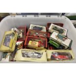 A large box of model cars.