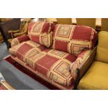 A modern large two seater settee.