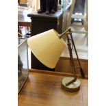 A good brass adjustable table lamp.
