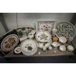 A good collection Port Meirion Botanic Garden china, to include a two tier cake stand.